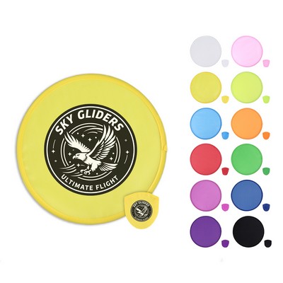 10" Foldable Polyester Flying Disc Toy